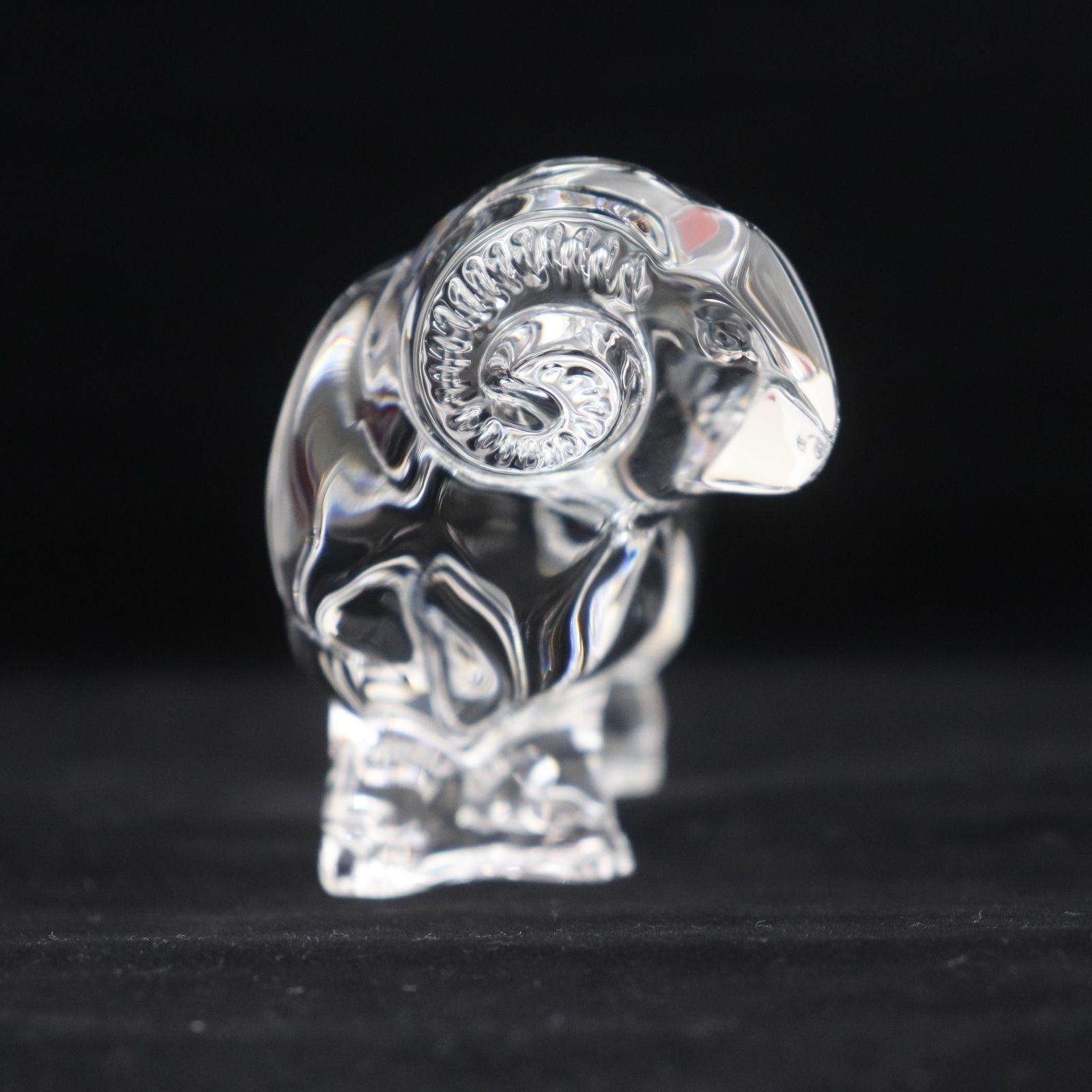 ITQKWLU2RYG0 美品 Baccarat バカラ クリスタルガラス 羊 ヒツジ