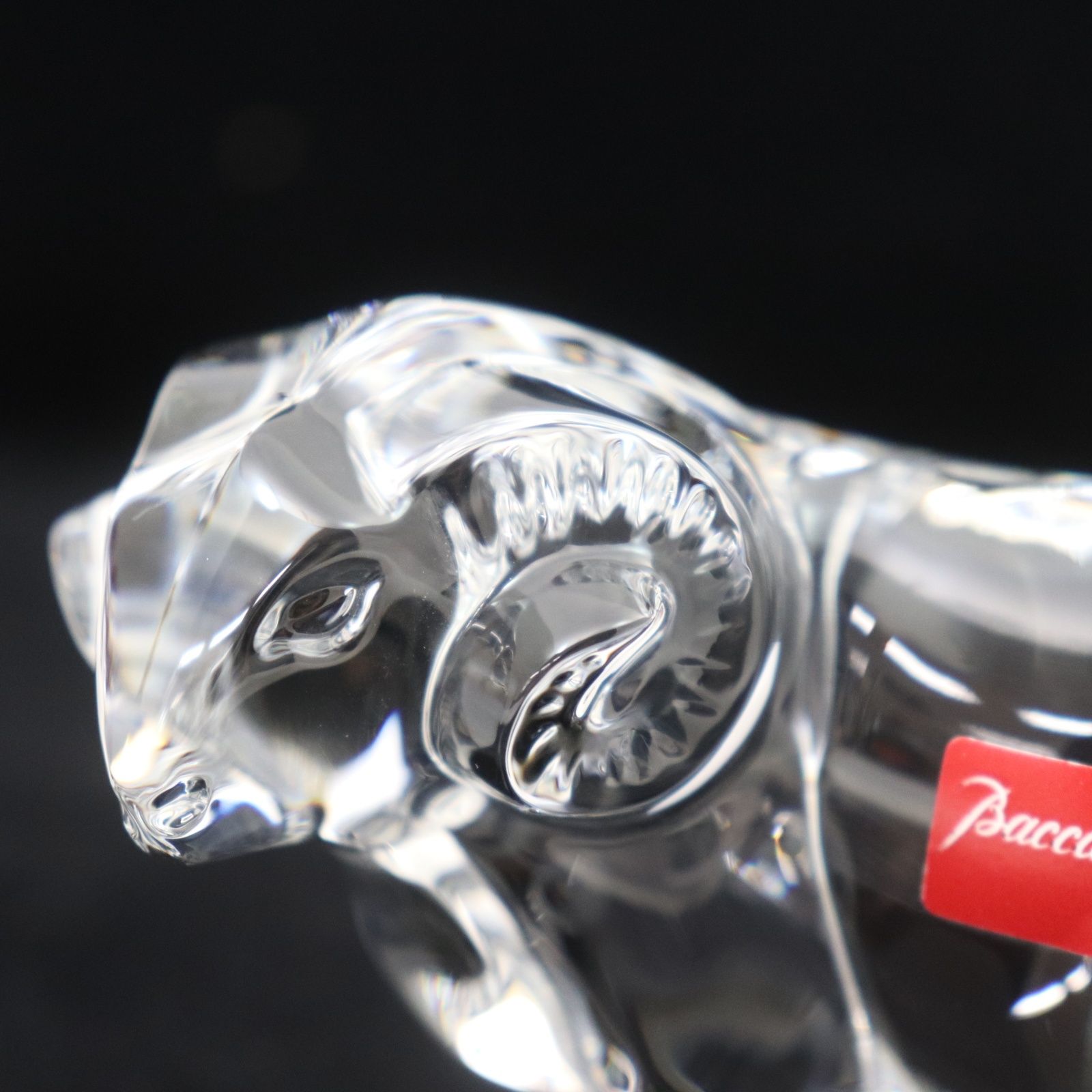 ITQKWLU2RYG0 美品 Baccarat バカラ クリスタルガラス 羊 ヒツジ