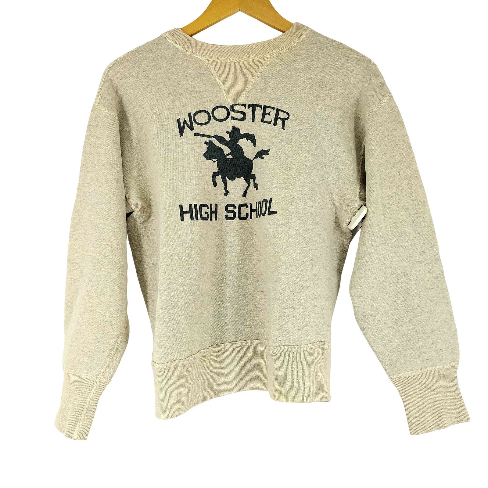 ウエアハウス WAREHOUSE Wooster High School 両V字ガゼット クルー