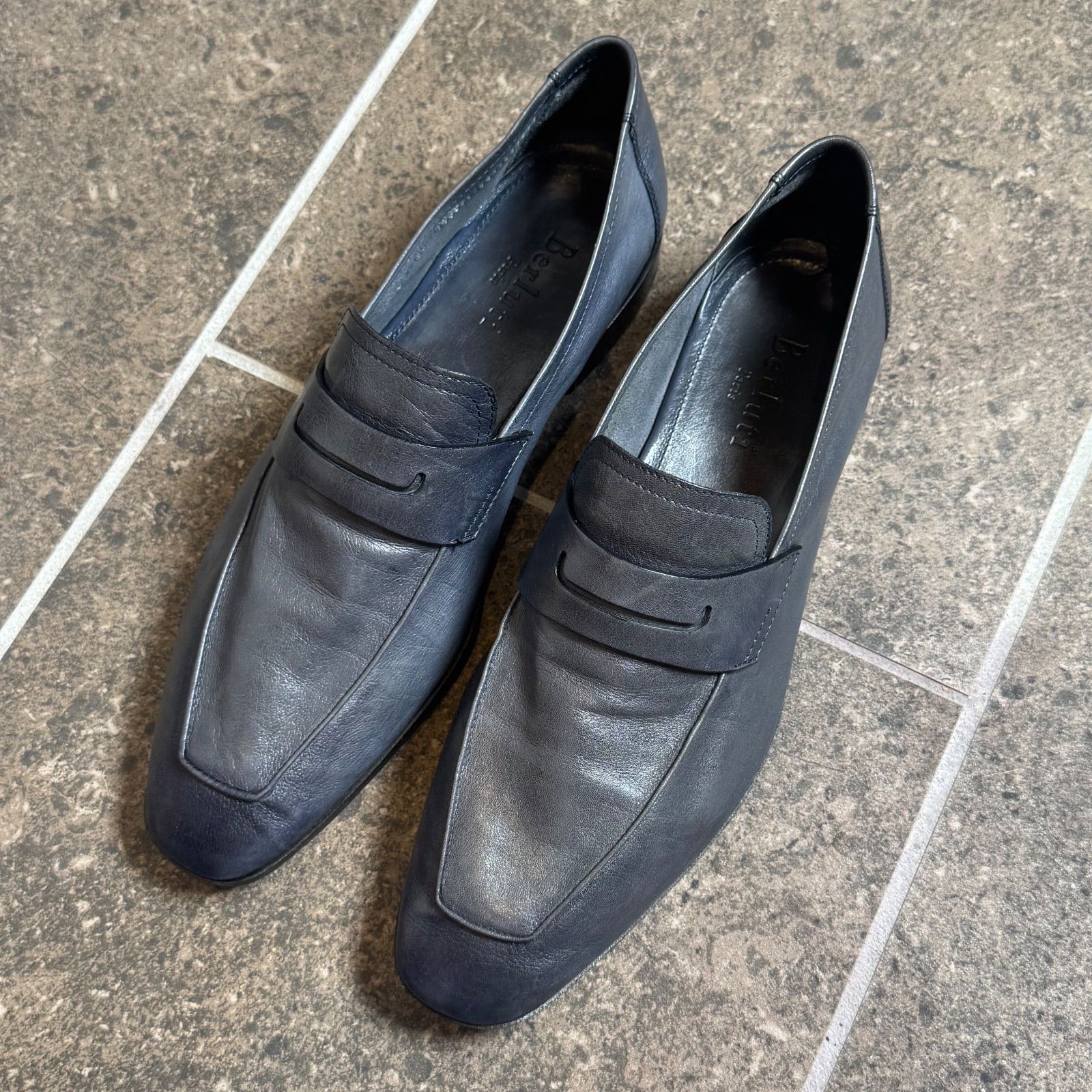極美品】Berluti ベルルッティ ロレンツォ UK8 パティーヌ レザー