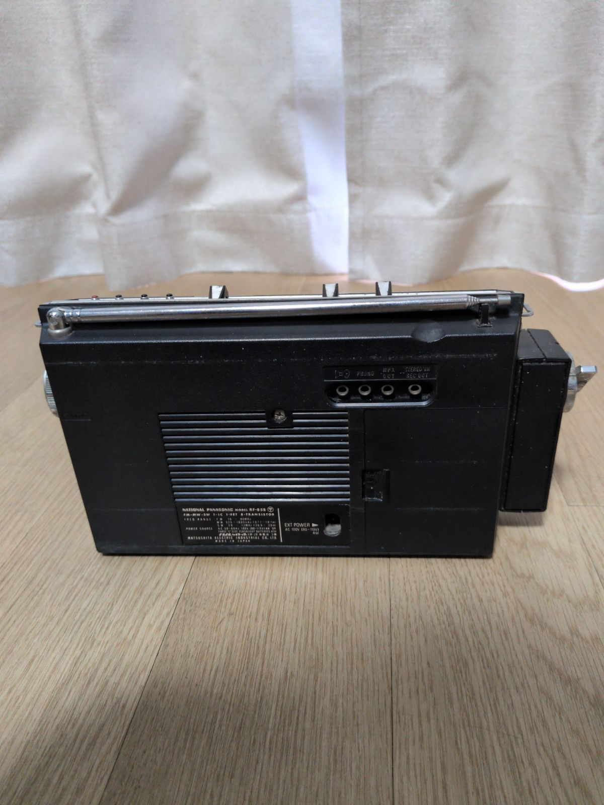 昭和レトロ】National Panasonic RF-858 GX World Boy - メルカリ