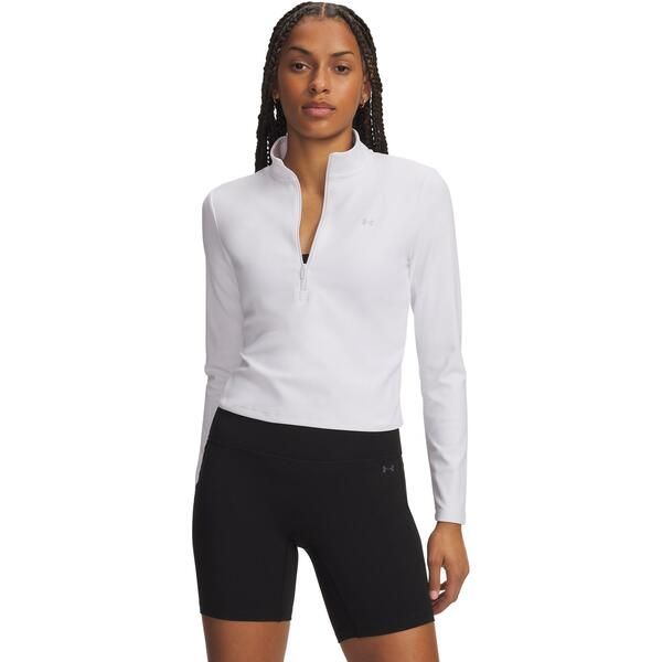 アンダーアーマー レディース アウター パーカー・スウェットラックスーツ Under Armour Womens Motion 12 Ziperformance Tracksuitop White G