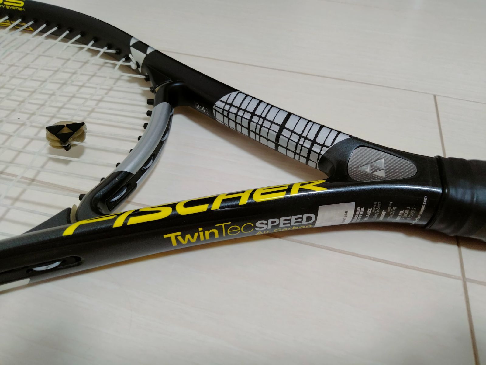 美品】fischer twin tec SPEED Air Carbon フィッシャー 硬式テニス
