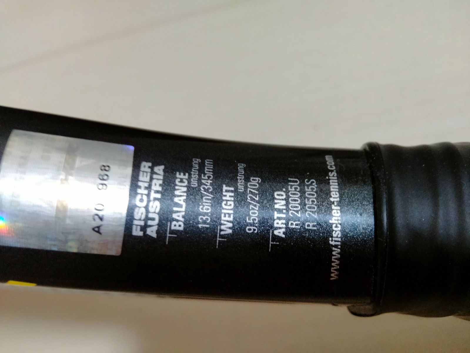 美品】fischer twin tec SPEED Air Carbon フィッシャー 硬式テニス