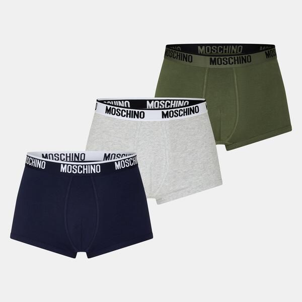 モスキーノ メンズ アンダーウェア ボクサーパンツ Moschino Mens Trunks Multi Green グリーン