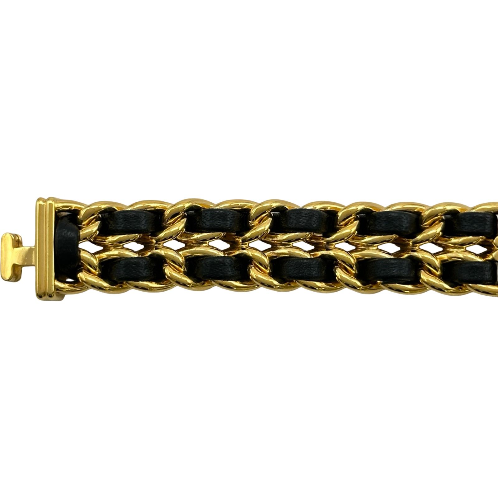 シャネル CHANEL プルミエールM H0001 ブラック メッキ クオーツ レディース 腕時計