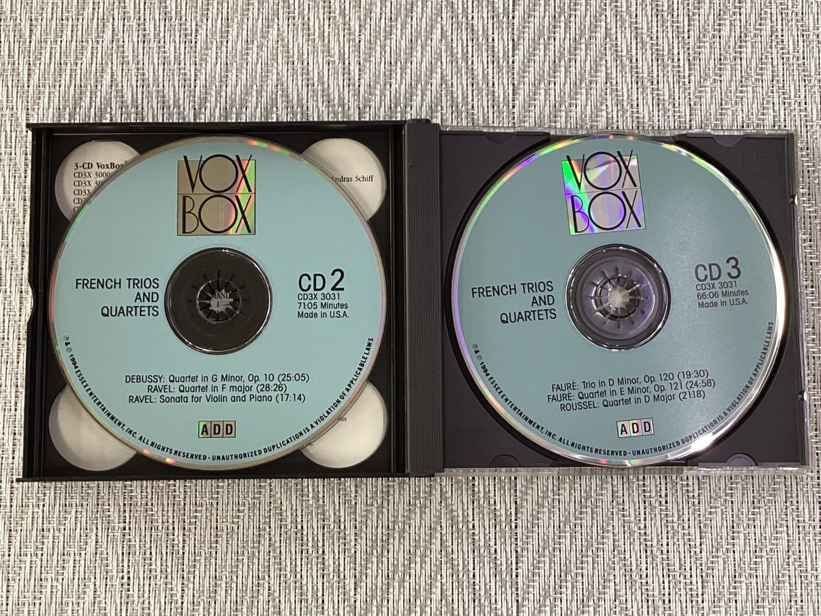 3CD / FRENCH TRIOS AND QUARTETS / Caecelian Trio / 中古 - メルカリ