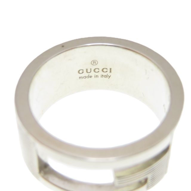 GUCCI グッチ ブランデッドGR/SV/6.6g/#8 リング・指輪 シルバー SV 7