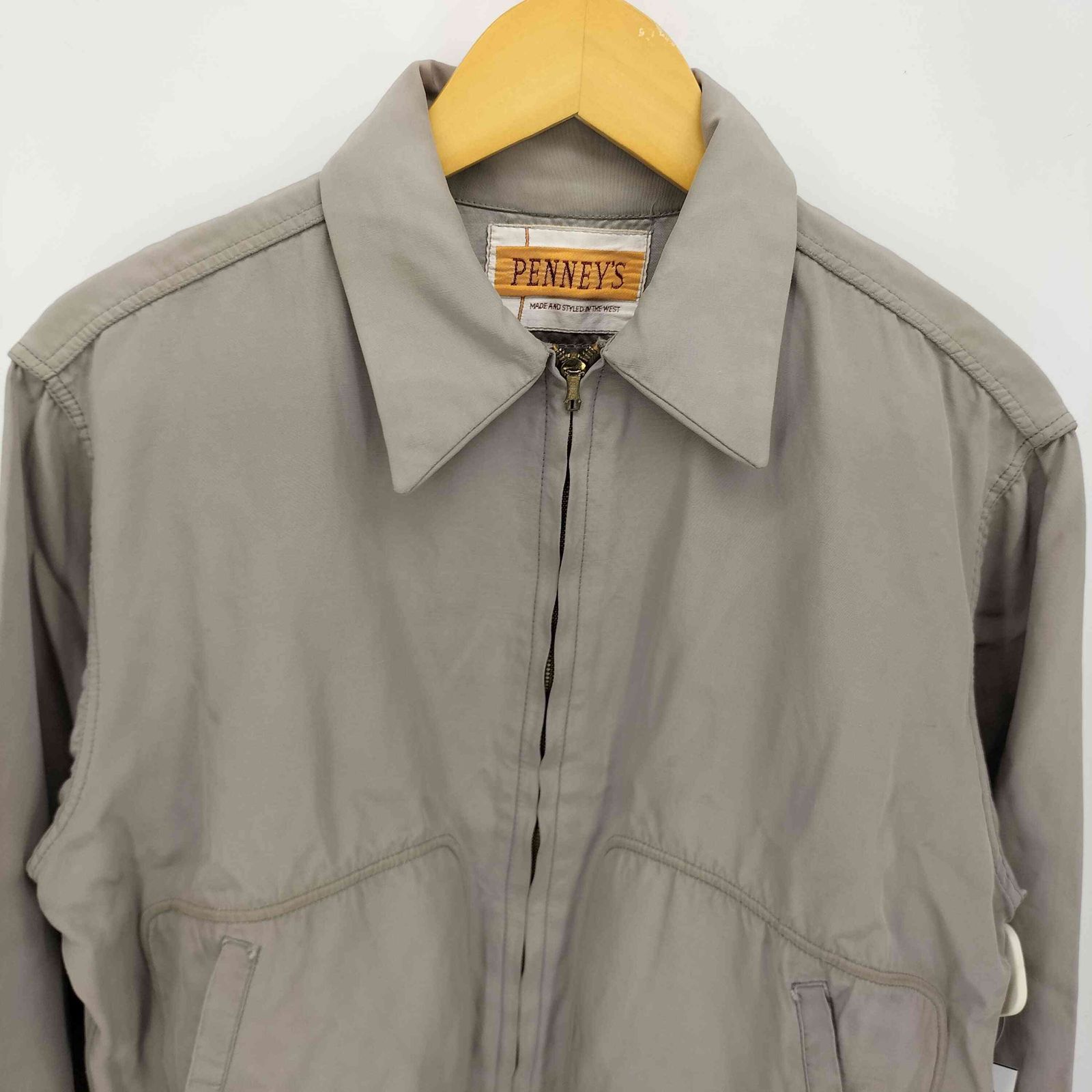 ペニーズ PENNEYS 50S CROWNZIP MADE IN USA 刻印 レーヨン ギャバジン