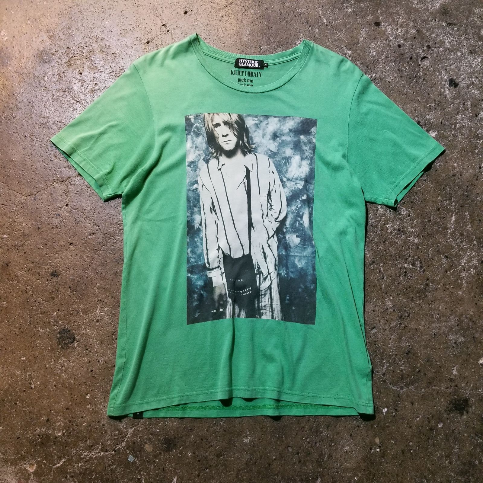 HYSTERIC GLAMOUR 11ss KURT COBAIN Tee M ヒステリックグラマー