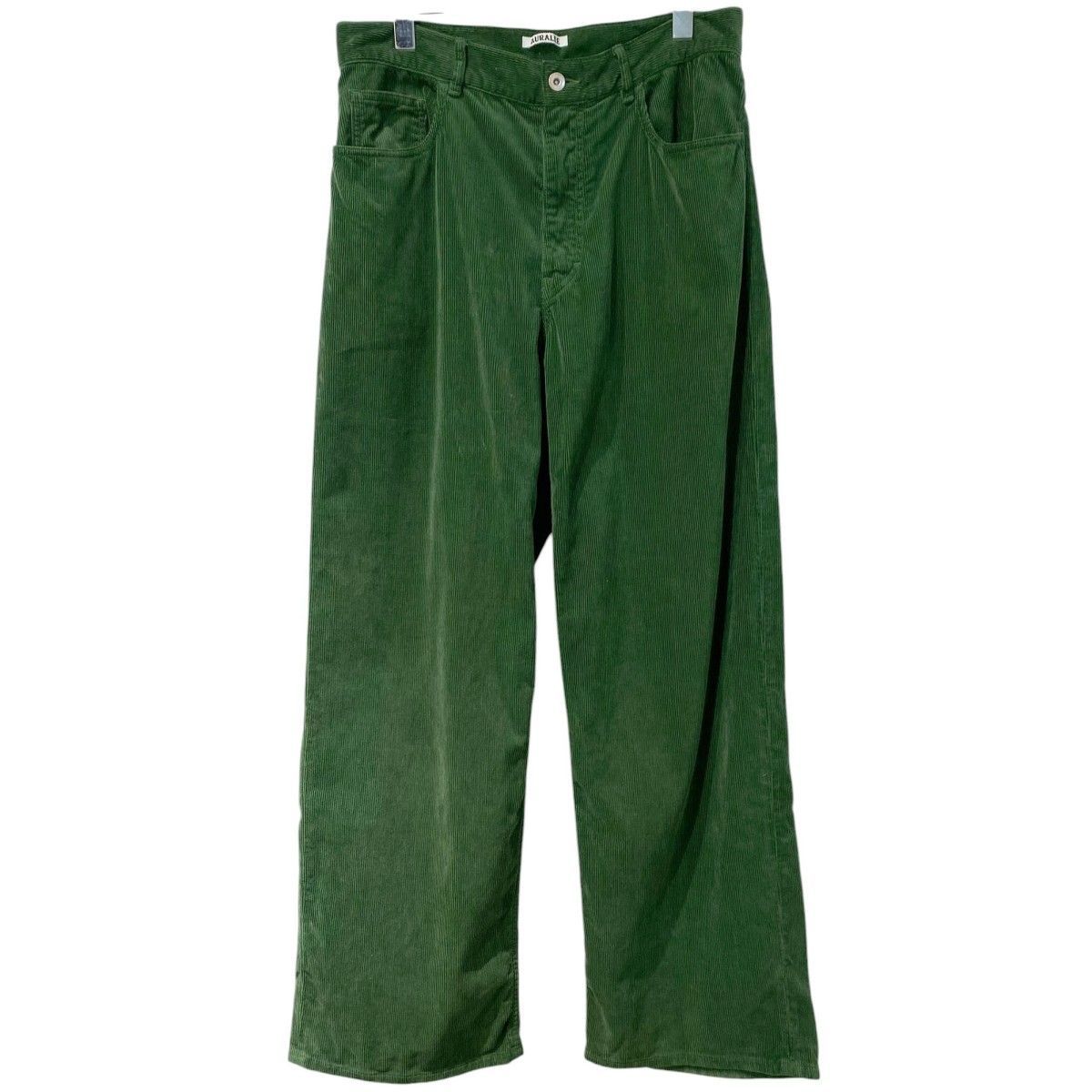 AURALEE 25AW Pigment Dyed Finx Corduroy Wide 5P Pantsピグメント