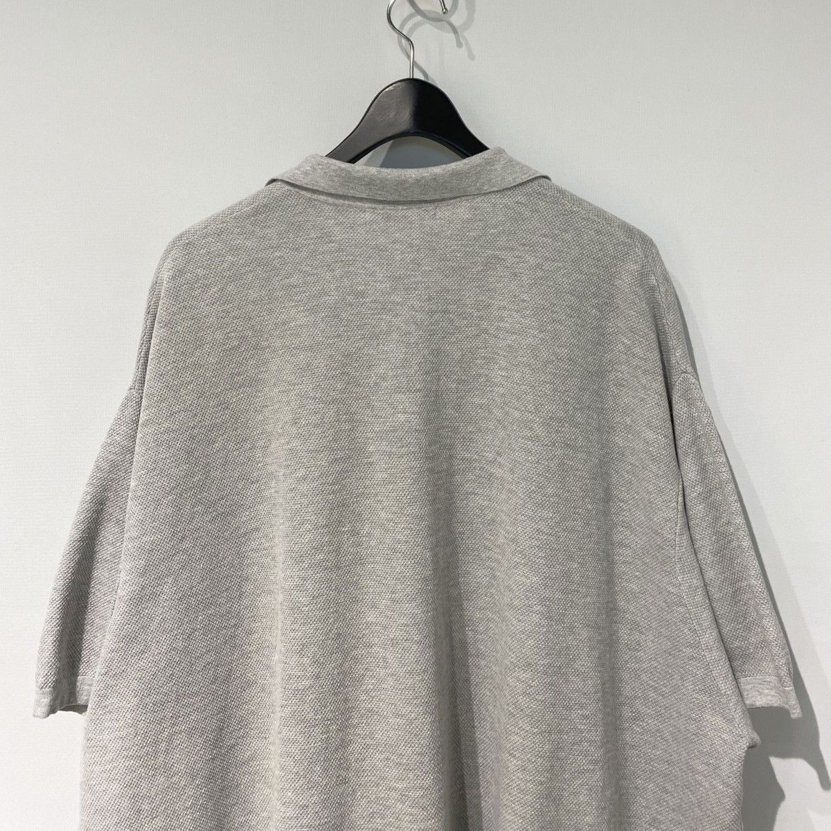 is-ness×1LDK 23SS KNITTED BIG SKIPPER POLO裾ドローコードスキッパー