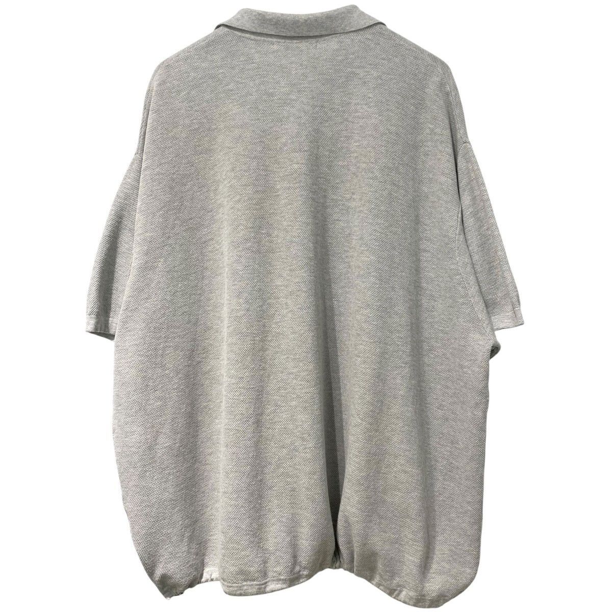is-ness×1LDK 23SS KNITTED BIG SKIPPER POLO裾ドローコードスキッパー
