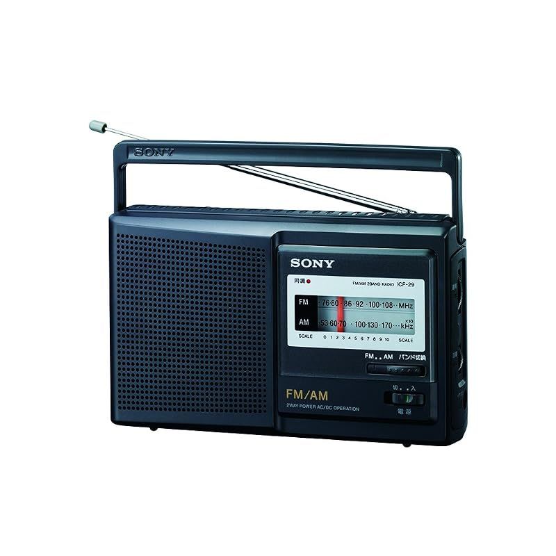 【新品】 ソニー ポータブルラジオ FM/AM/ワイドFM対応 ICF-29