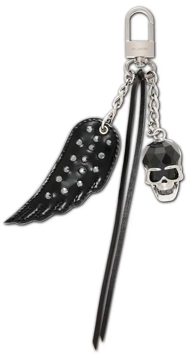 SWAROVSKI スワロフスキーの「N The Skull Bag Charm 品番 1138829」キーホルダー