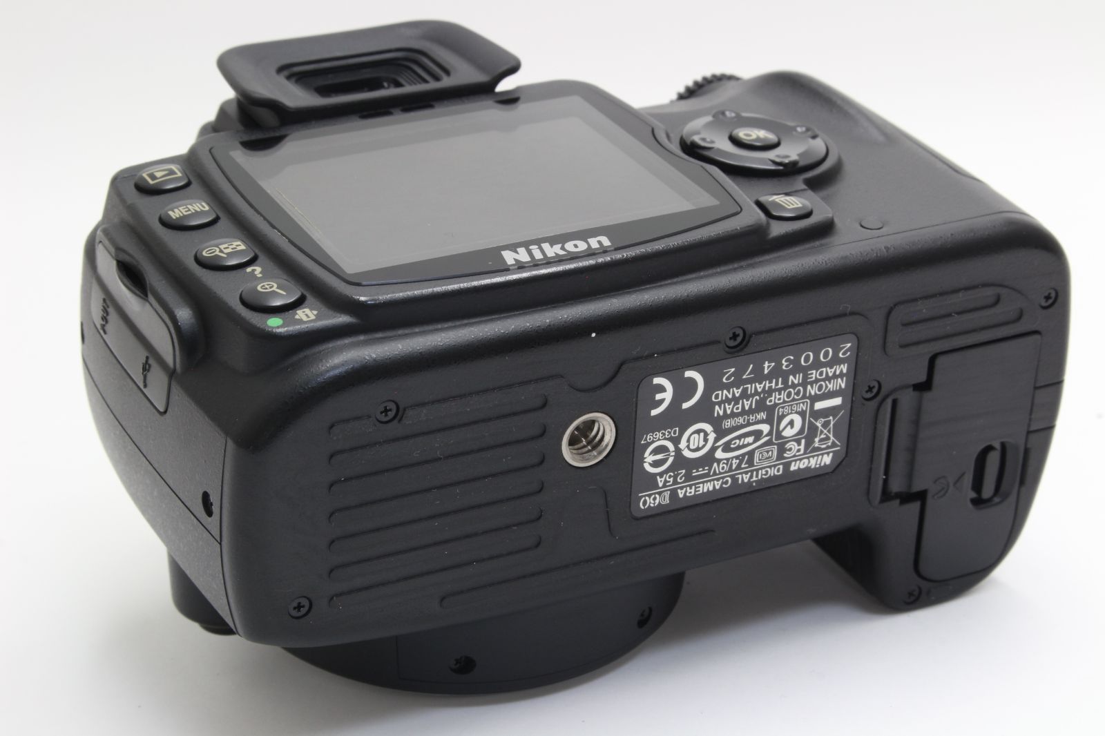 デジタル一眼レフA+ (美品) Nikon ニコン D60 ボディ ショット数3402回