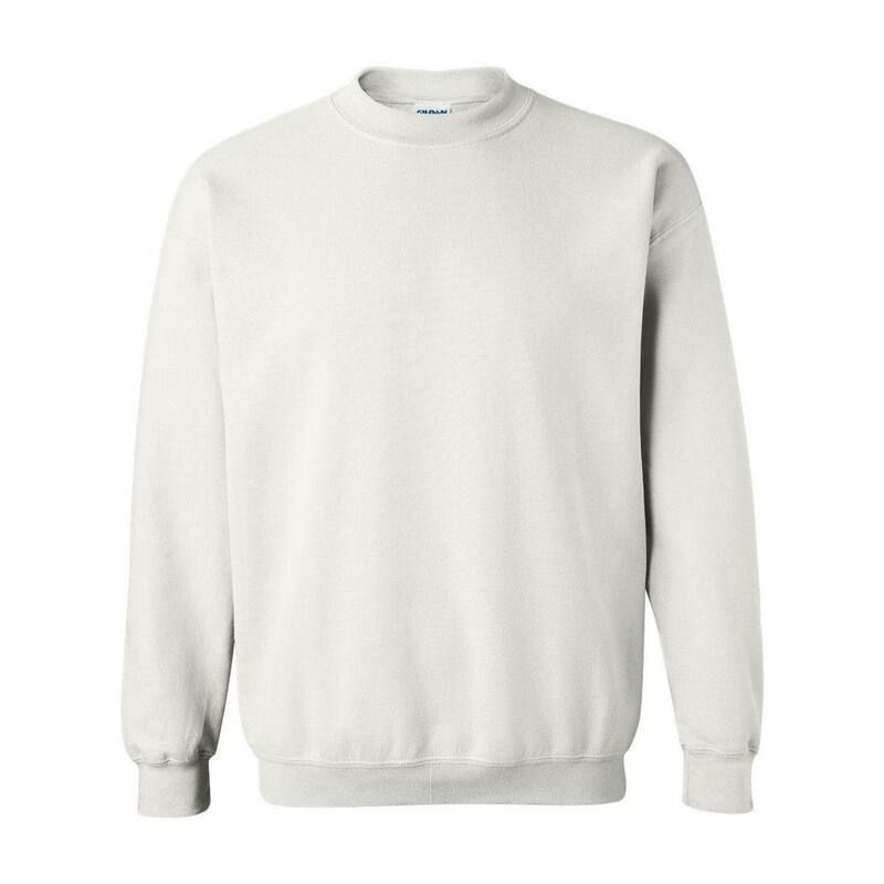 ギルダン メンズ アウター ニット・セーター クルーネック スウェット シャツ Gildan Heavy Blend Crewneck Sweatshirt White ホワイト