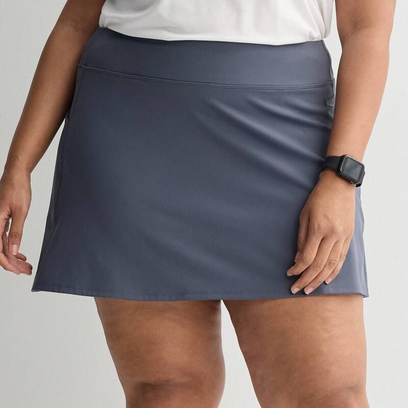 Tek Gear レディース ボトムスカート プラスサイズ Plusize Tek Gear Ultrastretch Skort Heritage Gray グレー