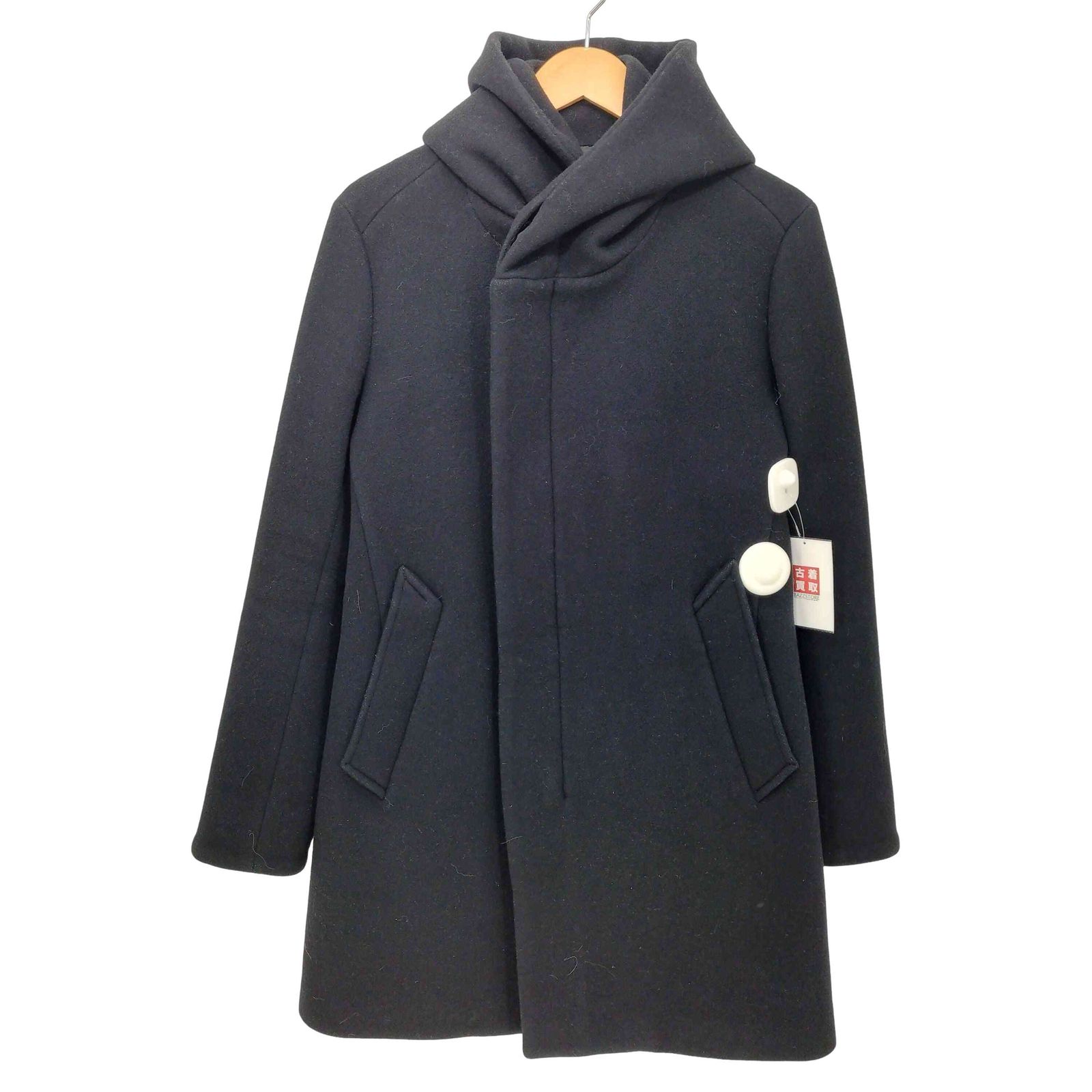 ウノピュウノウグァーレトレ 1PIU1UGUALE3 WRAP NECK HOOD COAT メンズ
