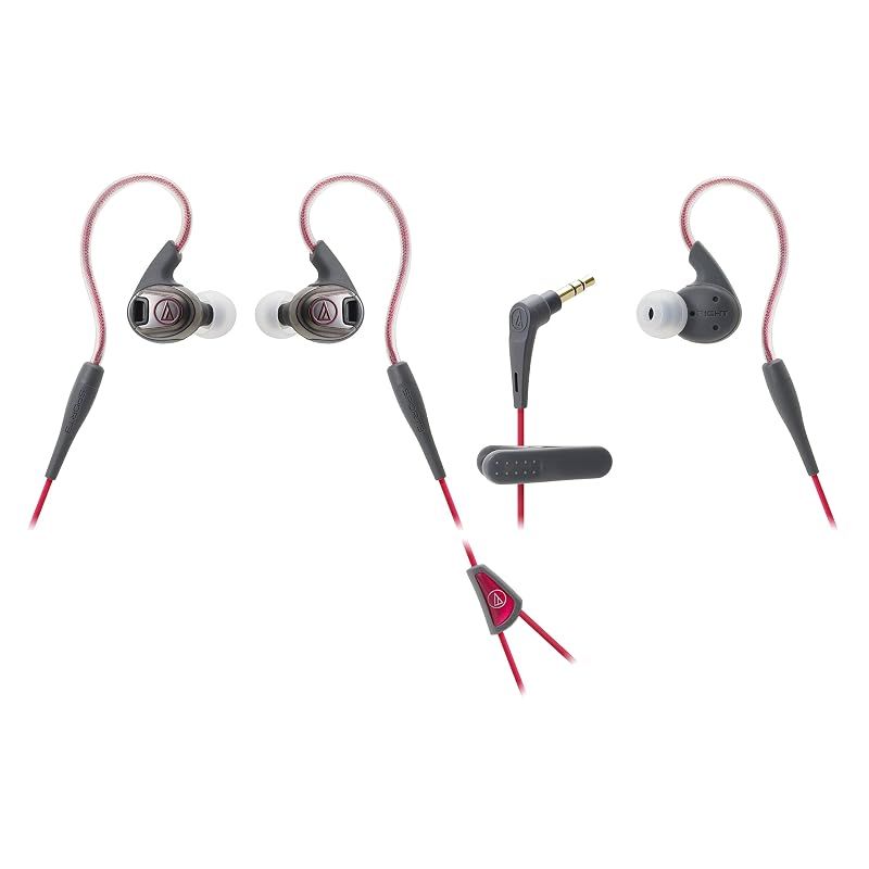 【新品】 audio-technica SONICSPORT カナル型イヤホン 防水仕様 スポーツ向け レッド ATH-SPORT3 RD