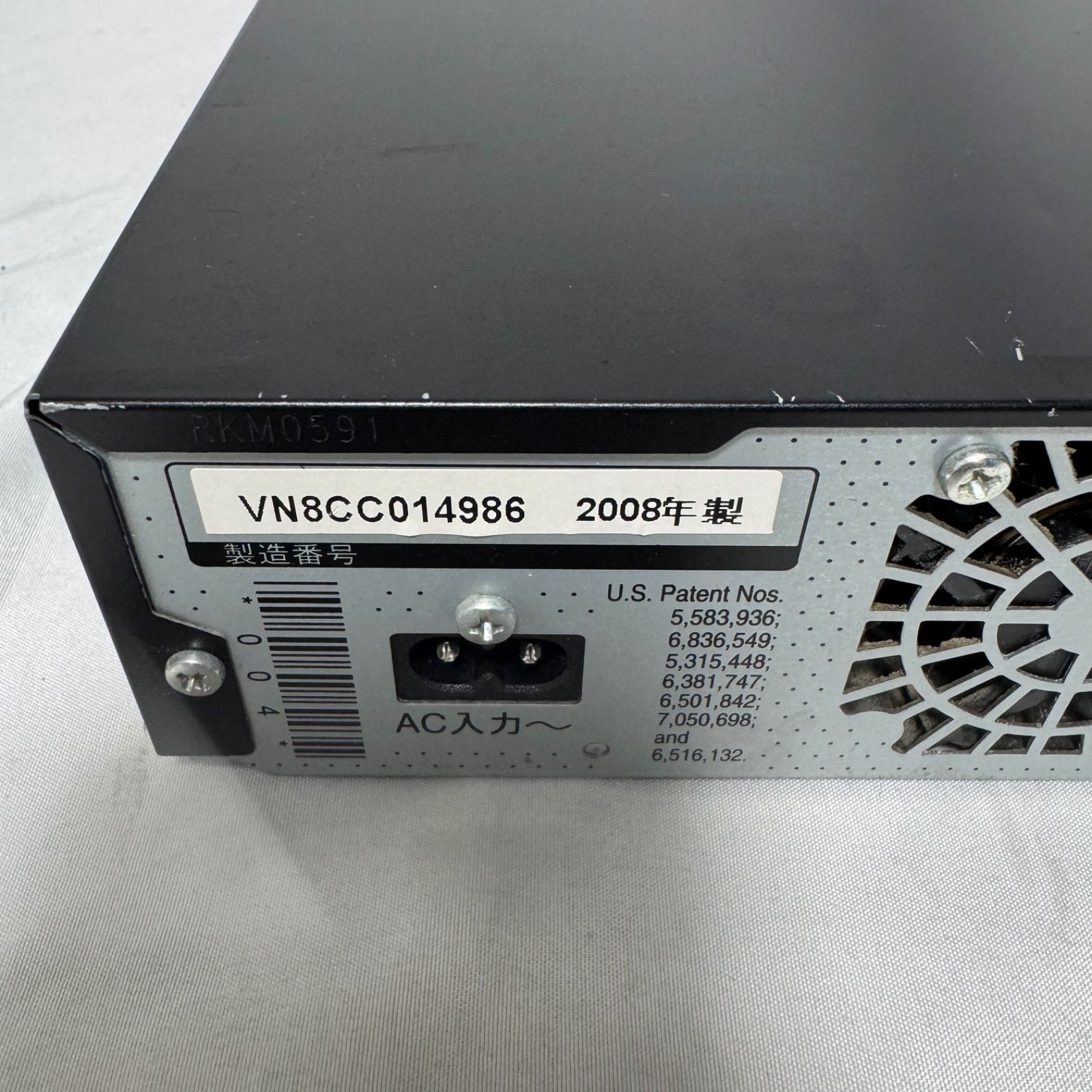 Panasonic DMR-XP12 DVDレコーダー HDDレコーダー 2008年製 通電確認