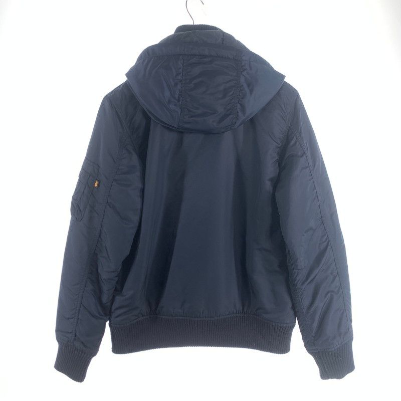 中古品】 ALPHA INDUSTRIES HOODED RIB JACKET アルファ