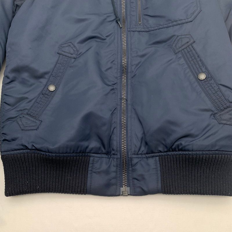 中古品】 ALPHA INDUSTRIES HOODED RIB JACKET アルファ