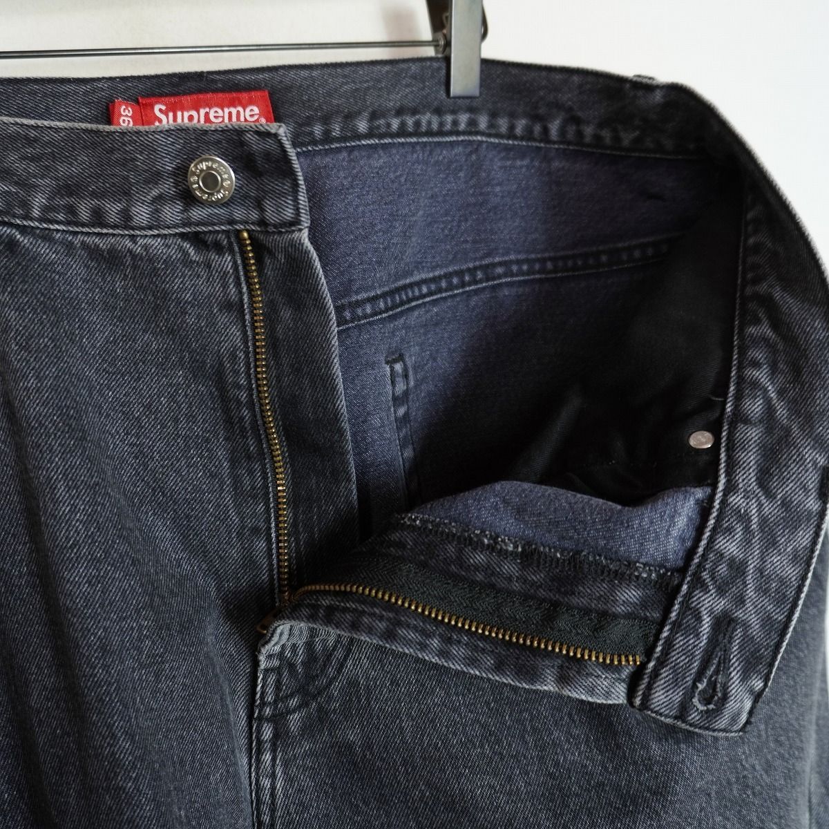 定番 国内正規 23SS SUPREME シュプリーム Baggy Jean Washed Black