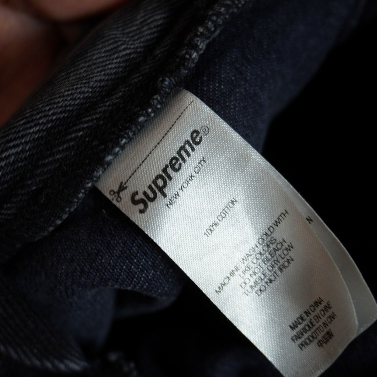 美品】Supreme baggy jean クラシック刺繍ロゴ 36 シュプリーム Baggy 