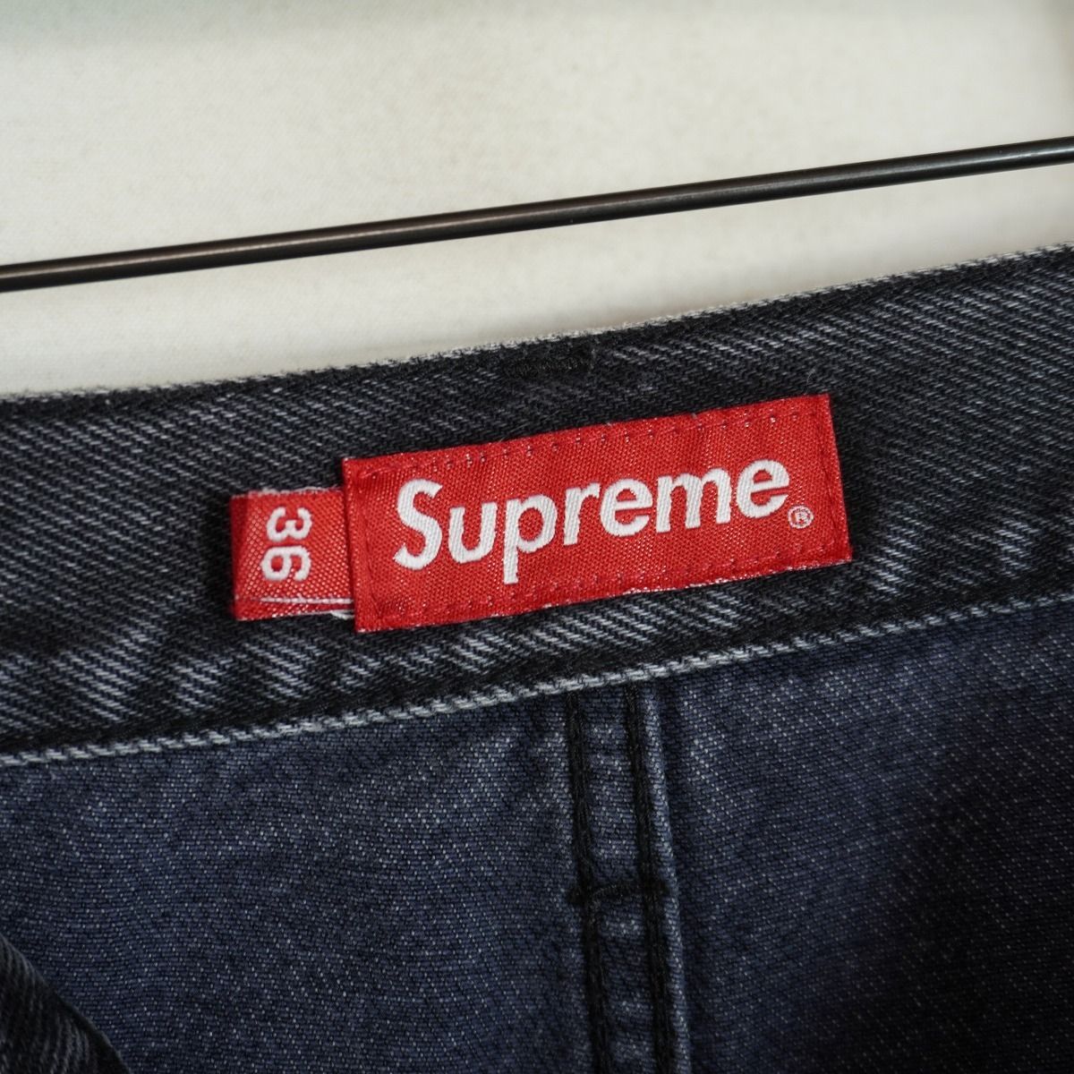 定番 国内正規 23SS SUPREME シュプリーム Baggy Jean Washed Black