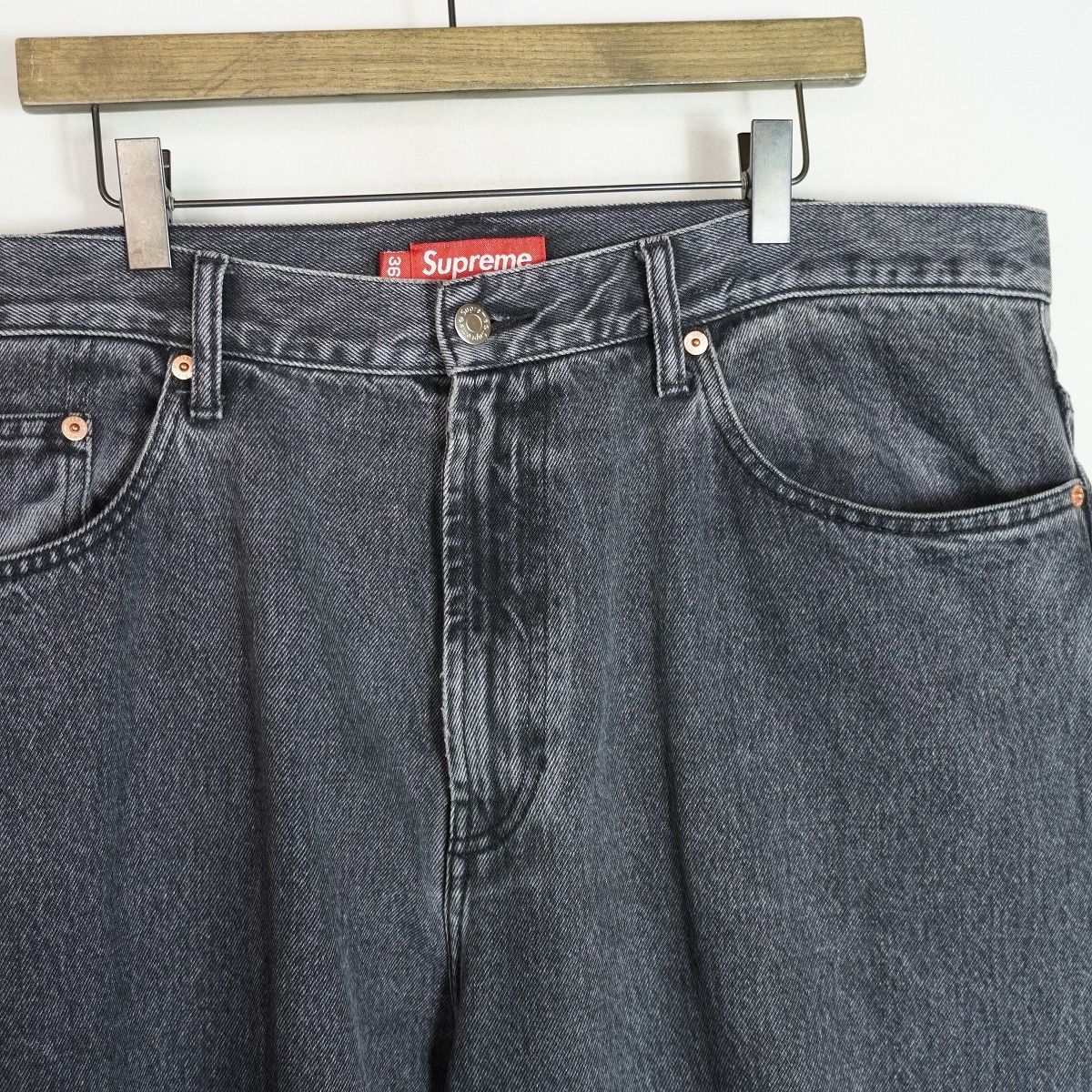 定番 国内正規 23SS SUPREME シュプリーム Baggy Jean Washed Black