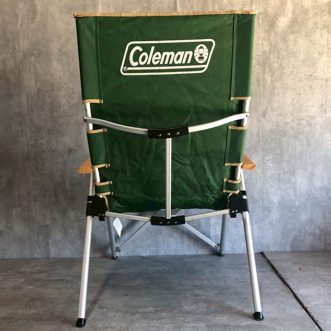 Coleman レイチェア 2脚セット グリーン レッド リクライニング