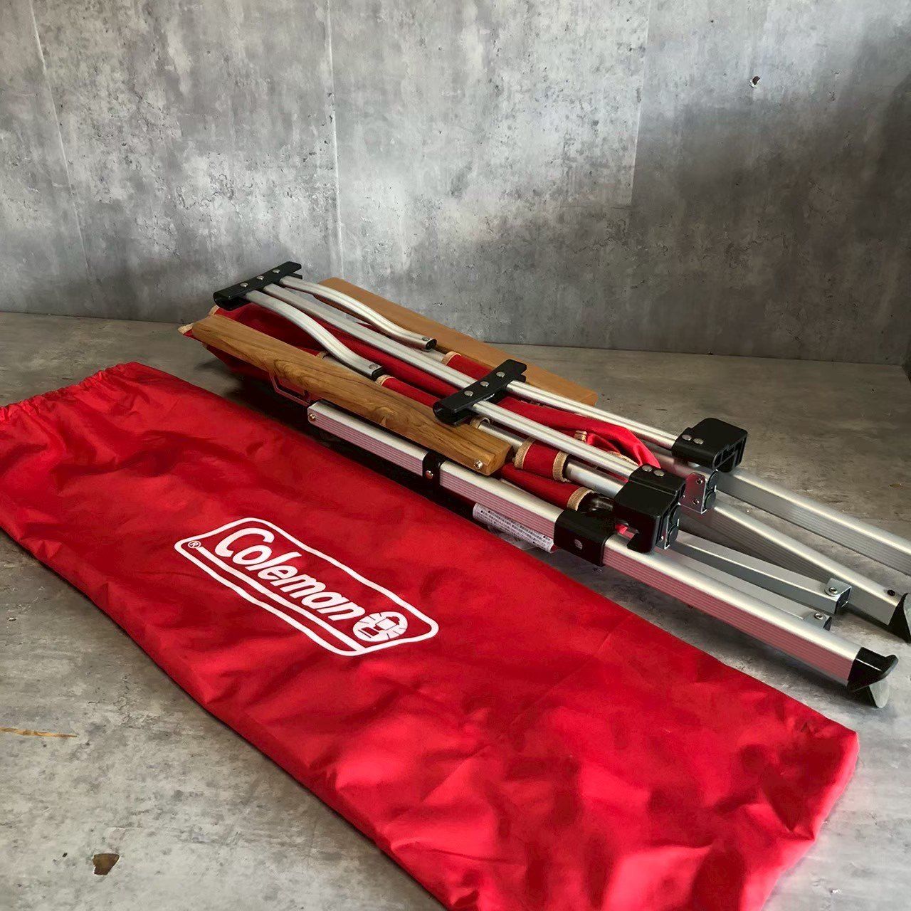 コールマン　レイチェア　レッド　2脚セット Coleman レイチェア 2脚セット グリーン レッド リクライニング