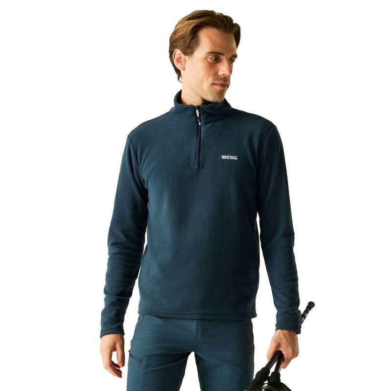レガッタ メンズ アウター ニット・セーター ハーフジップ フリース Regatta Great Outdoors Mens Thompson Half Zip Fleece Top Night Sk