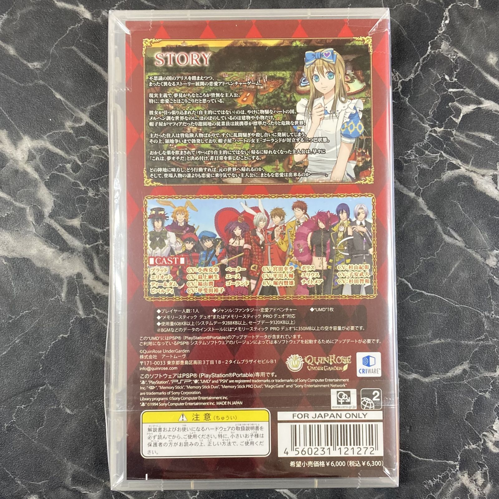 23. 【店舗併売品】 PSPソフト 新装版 ハートの国のアリス Wonderful
