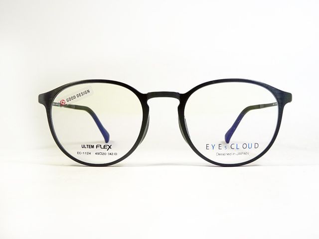 【EYEsCLOUD】アイクラウド EC-1124 C-6 日本製 　特殊プラスチックフレーム 新品 7,760円