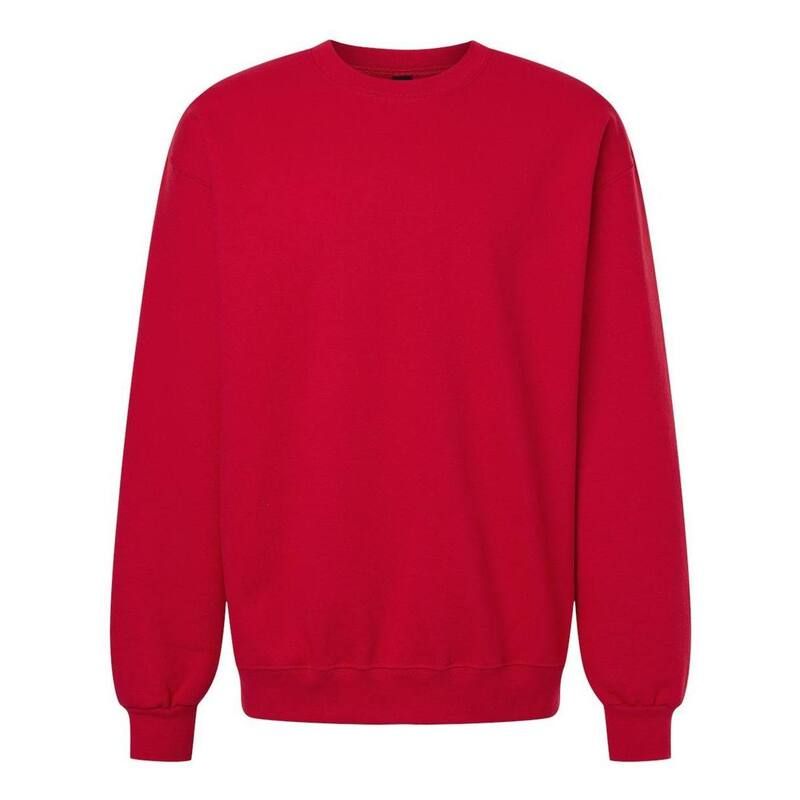 ギルダン メンズ アウター ニット・セーター クルーネック スウェット シャツ Gildan Hammer Maxweight Crewneck Sweatshirt Cherry Red レッド