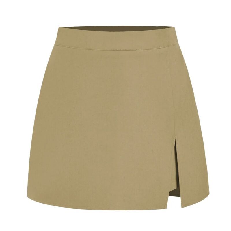 クリアフラワー レディース ボトムスカート ミニ ClearFlower Womens Casual Mini SkortsHigh Waisted Wrap Front Skort or Side