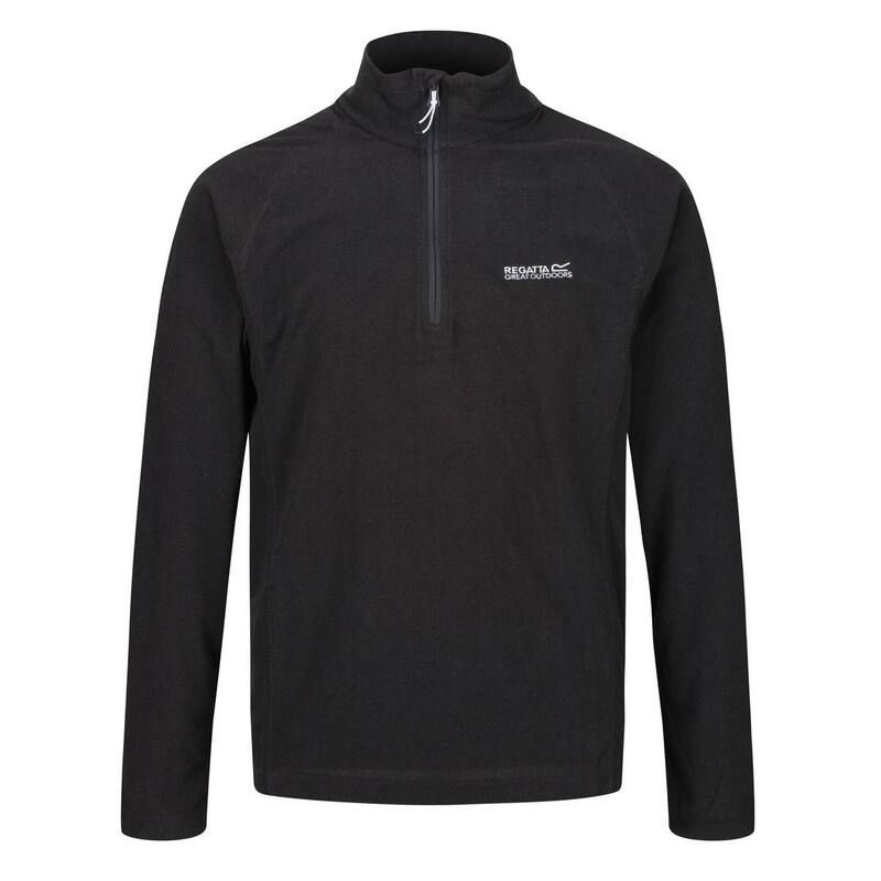 レガッタ メンズ アウター ニット・セーター スタンドネック フリース Regatta Great Outdoors Mens Montes Funnel Neck Fleece Jumper Bla