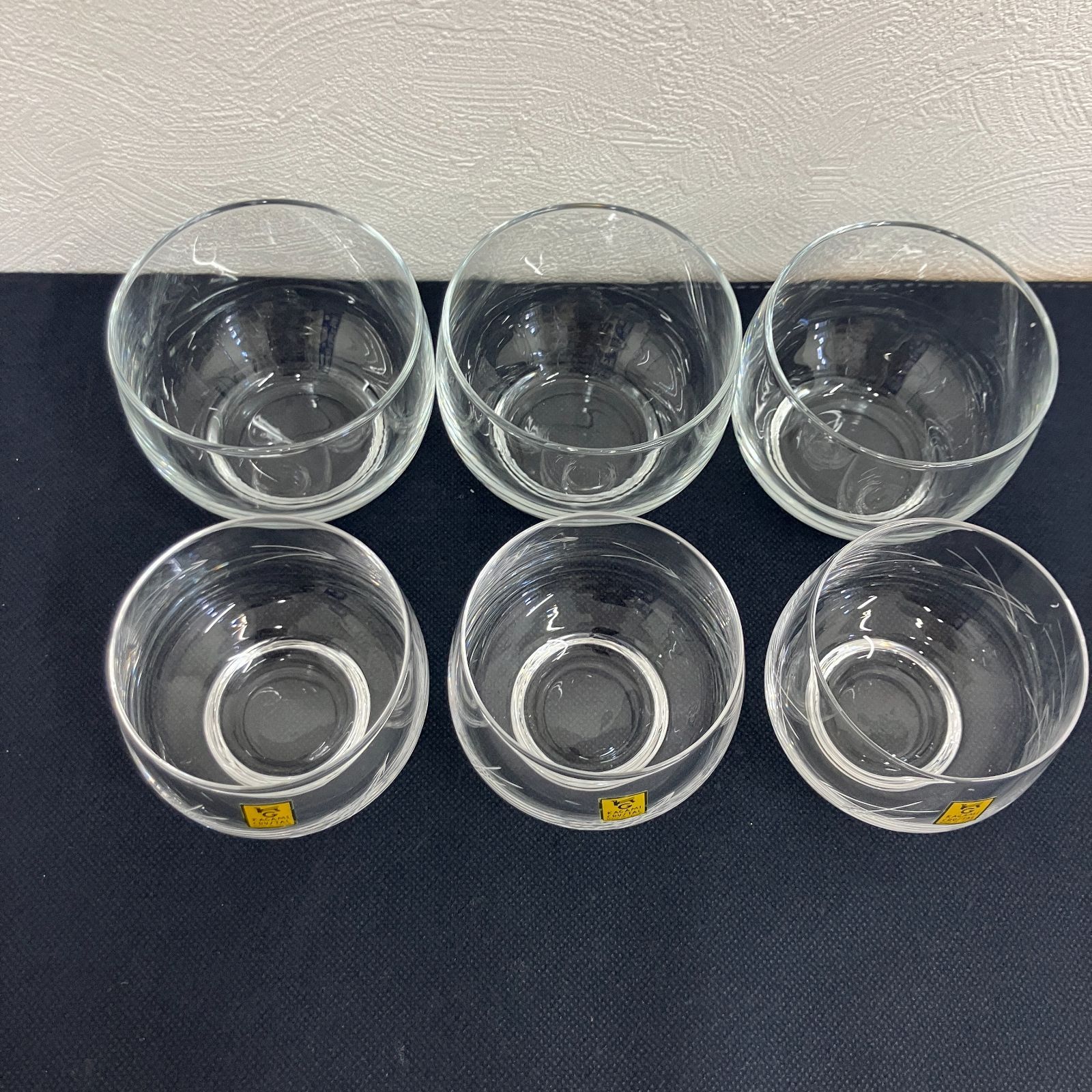 441301118812】中古/現状品 KAGAMI カガミクリスタル 冷茶グラス 小鉢