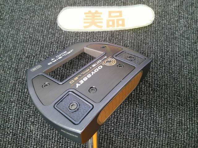 中古 パター オデッセイ Ai-ONE MILLED JAILBIRD MINI T/STROKELAB 90//3[1303]■松山店