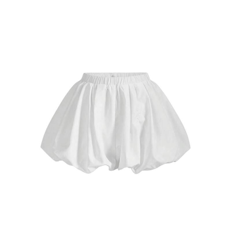 ボディサイズ レディース ボトムスカート ショートパンツ BODDYSIZE Womens Bubble Skirt Elastic High Waisted Puffy Skortshorts Y2