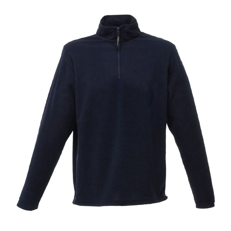 レガッタ メンズ アウター ニット・セーター フリース Regatta Mens Micro Zip Neck Fleece Top 170 GSM Dark Navy ネイビー