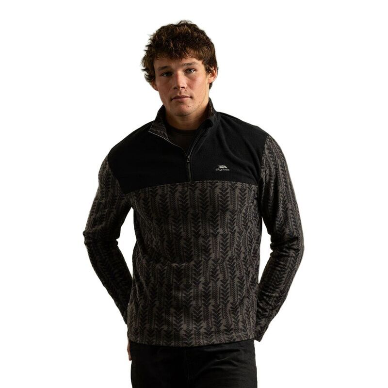 トレスパス メンズ アウター ニット・セーター フリース Trespass Mens Embleton AT100 Fleece Top Storm Grey グレー