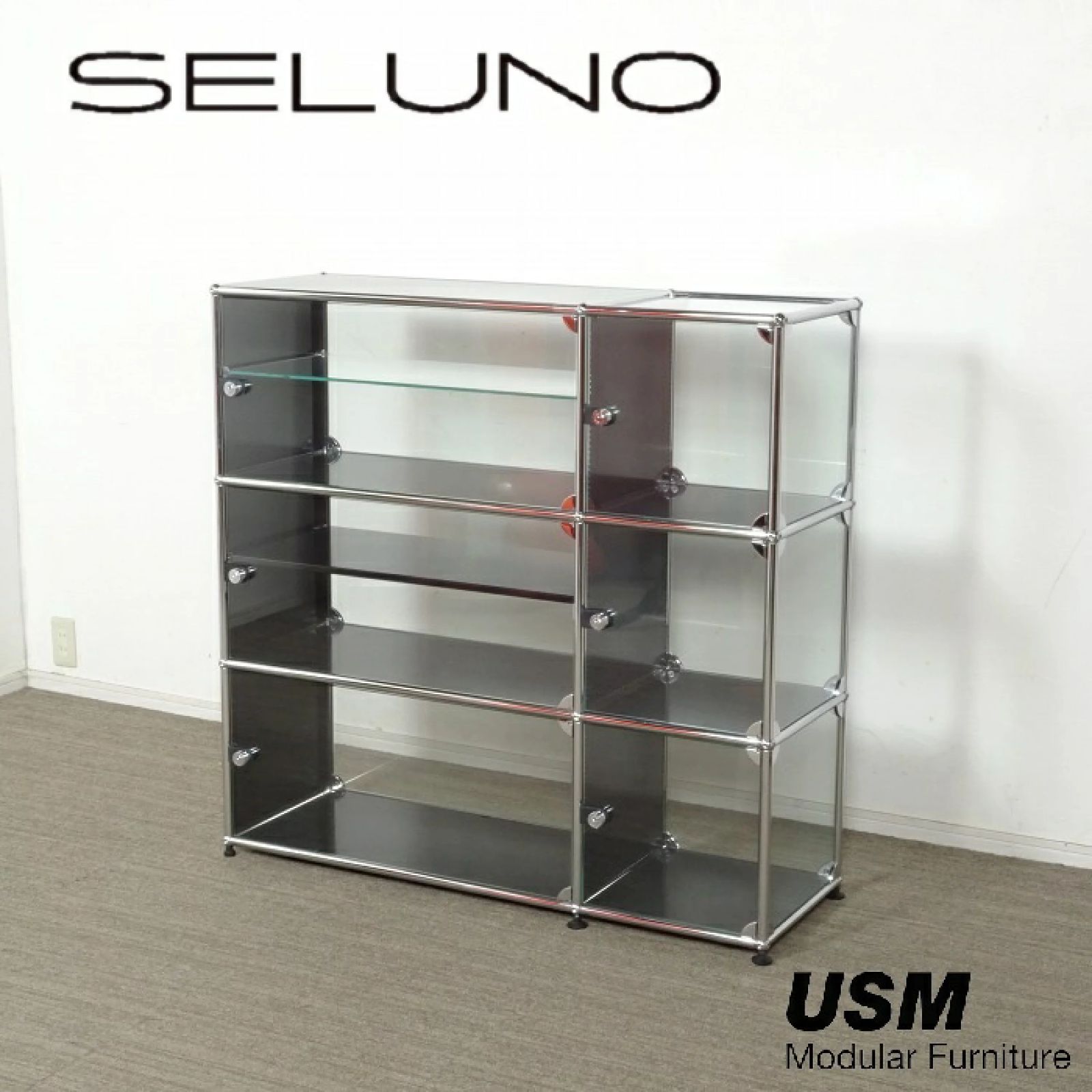 ◾︎SELUNO◾︎ 【展示良品】USM Haller USMハラー 2列3段