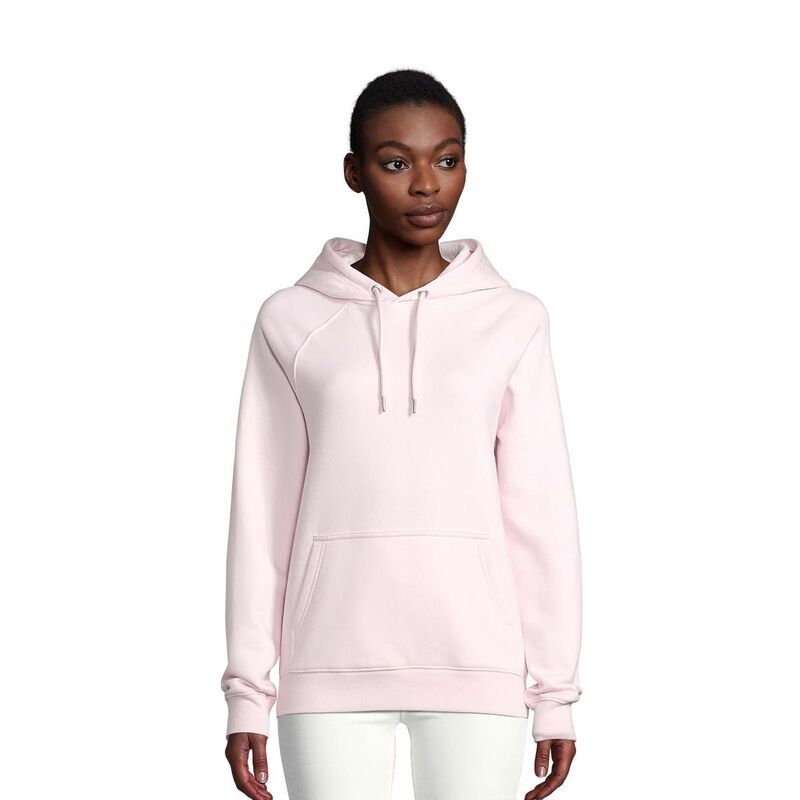 ソルズ メンズ アウター ニット・セーター パーカー SOLS Unisex Adult Stellar Hoodie Pale Pink ピンク
