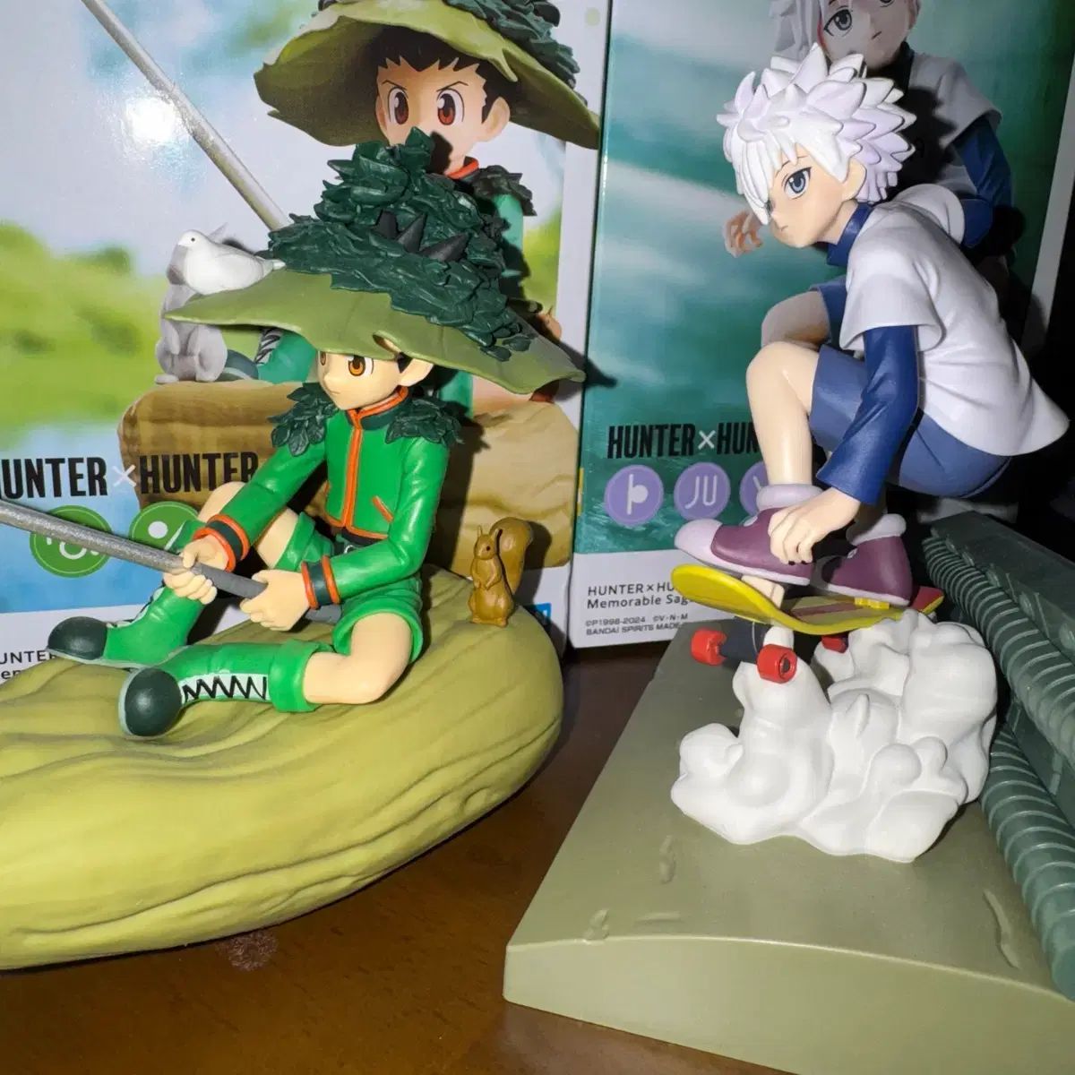 開封) HUNTER×HUNTER キルア ボード ゴン 釣り memorable フィギュア