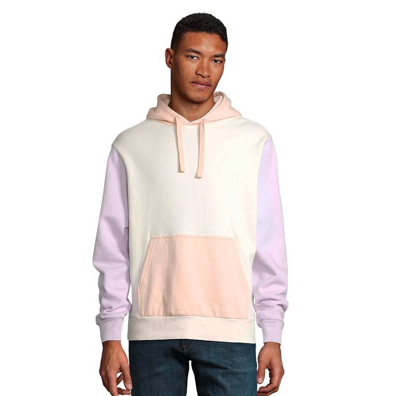ソルズ メンズ アウター ニット・セーター コントラスト パーカー SOLS Unisex Adult Collins Contrast Hoodie Off White オフホワイト