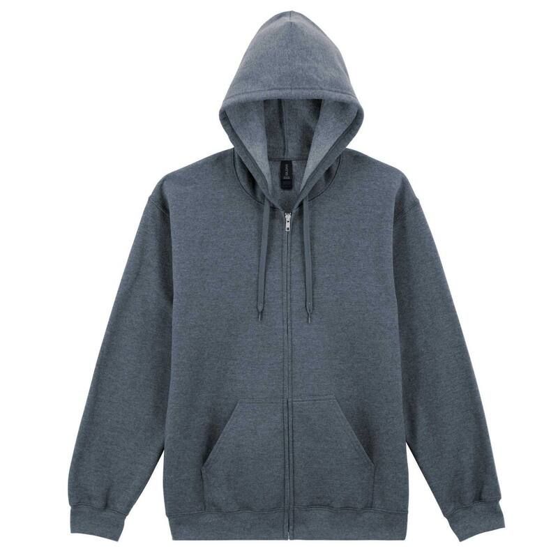 ギルダン メンズ アウター ニット・セーター フリース パーカー Gildan Unisex Adult Fleece Midweight Full Zip Hoodie Dark Heather ヘ 12,586円