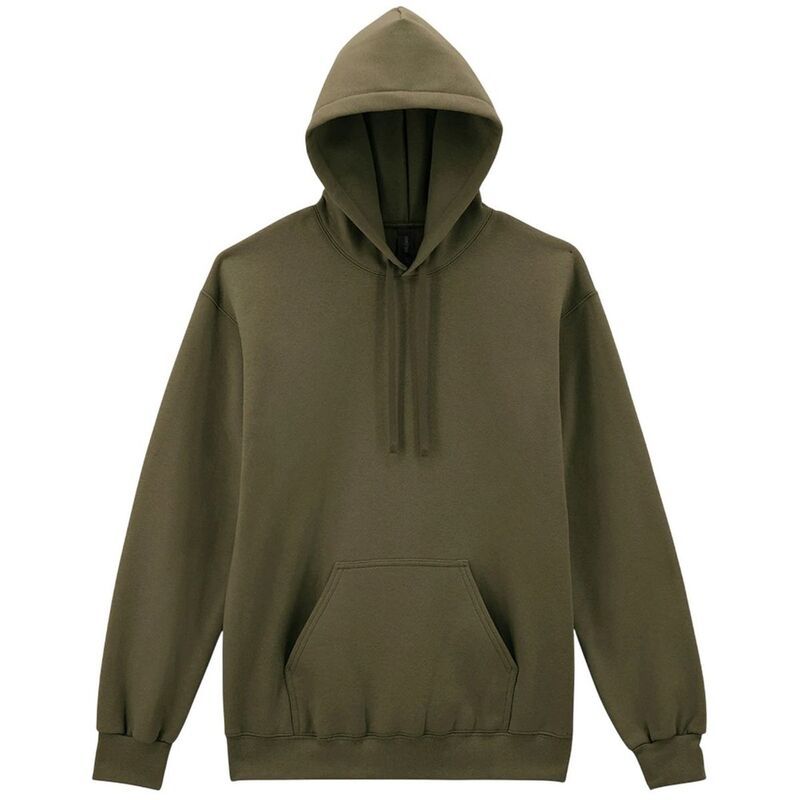 ギルダン メンズ アウター ニット・セーター パーカー Gildan Unisex Adult Hammer Maxweight Hoodie Olive Green グリーン